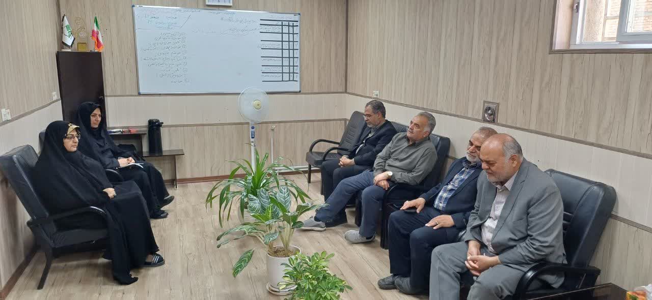 حضور اعضای شورای اسلامی شهر فردوس در دارالشفا امام حسین (ع)