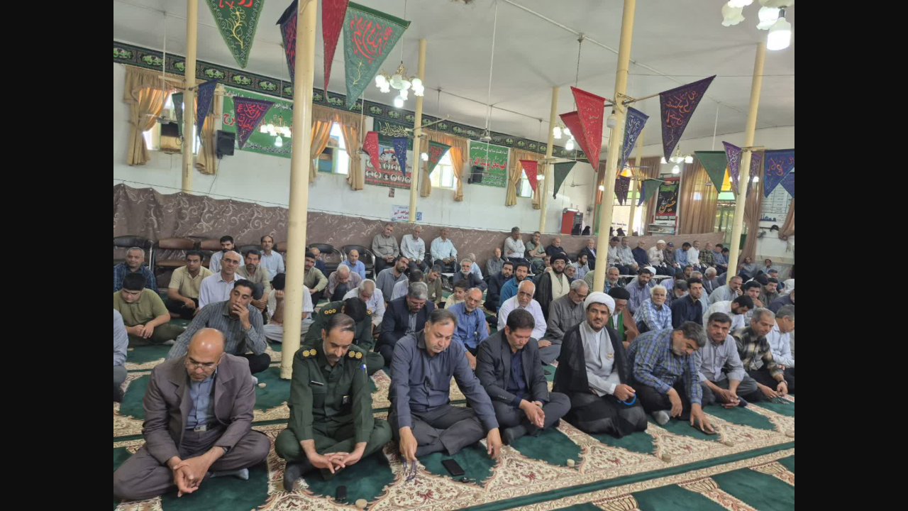 برگزاری باشکوه نماز جمعه در شهر باغستان