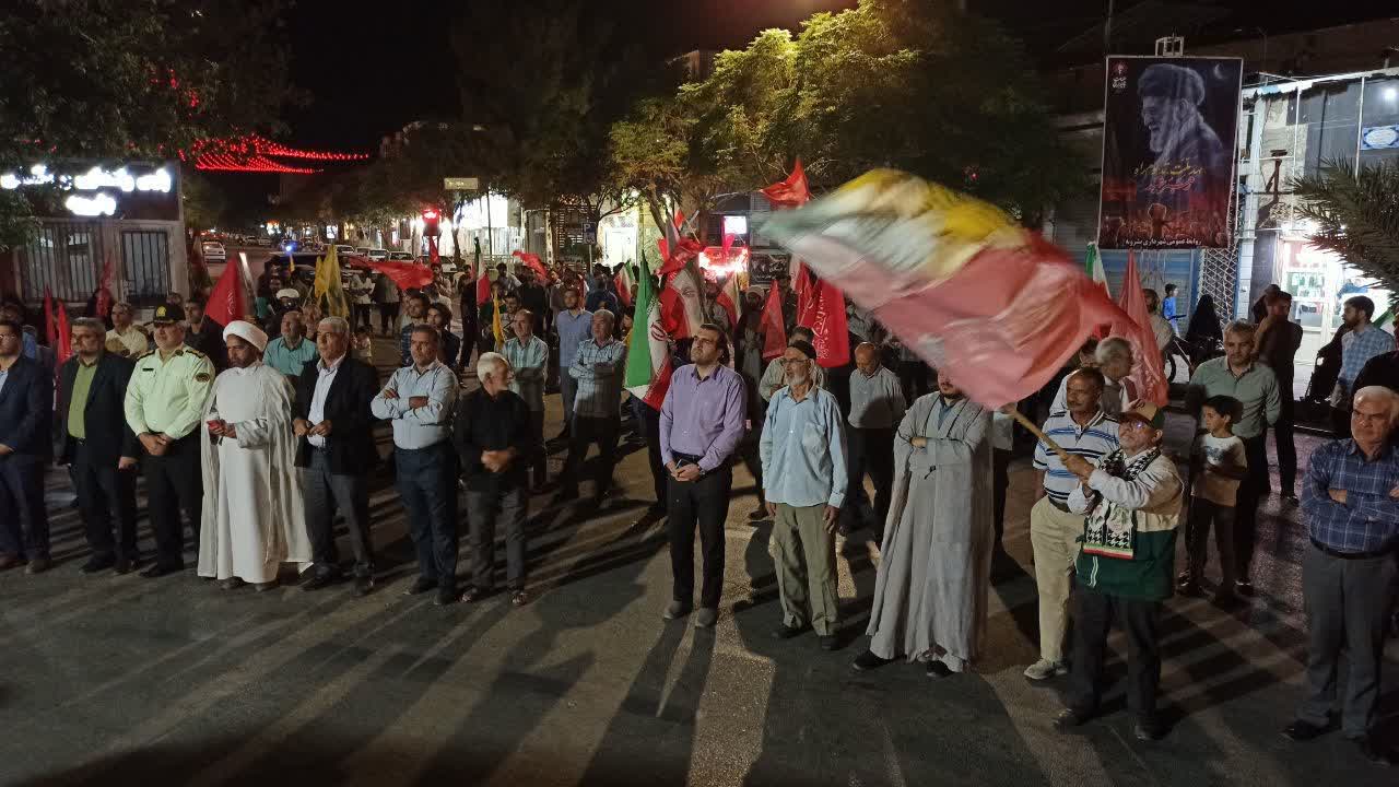 صد و هشتاد و سومین شب میدان داری مردم بشرویه با حضور فرماندار