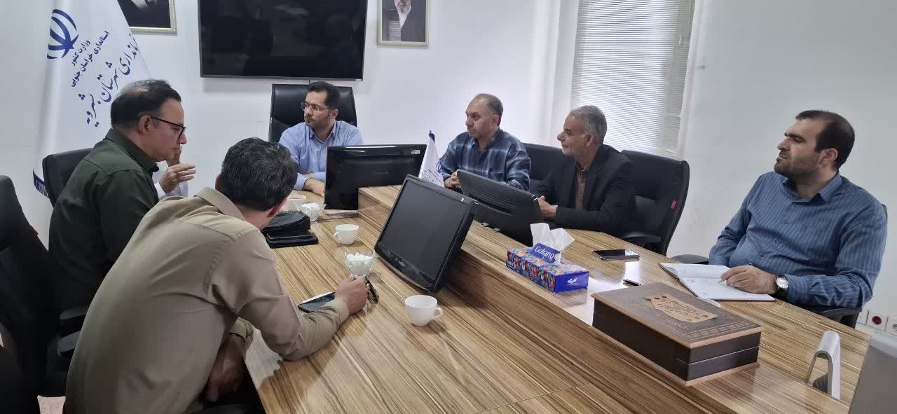 نشست فرماندار بشرویه برای پیگیری پروژه‌های کلان شهرسازی