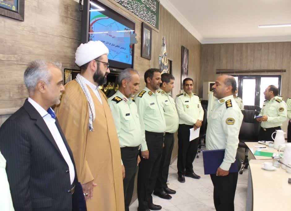 تکریم و معارفه رئیس پلیس پیشگیری و معاون نیروی انسانی فرماندهی انتظامی خراسان جنوبی