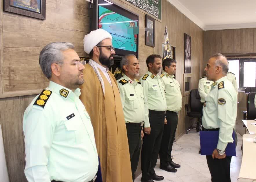 تکریم و معارفه رئیس پلیس پیشگیری و معاون نیروی انسانی فرماندهی انتظامی خراسان جنوبی