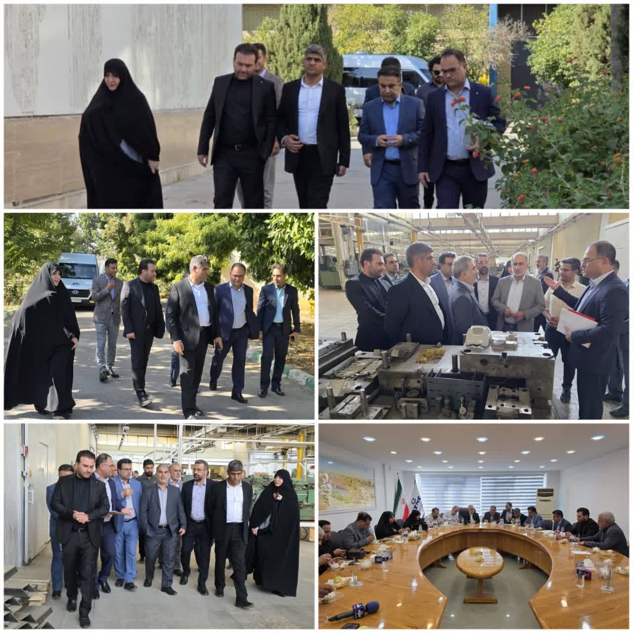 بازدید رئیس فراکسیون تعاون و سهام عدالت مجلس از شرکت مخابراتی ایران