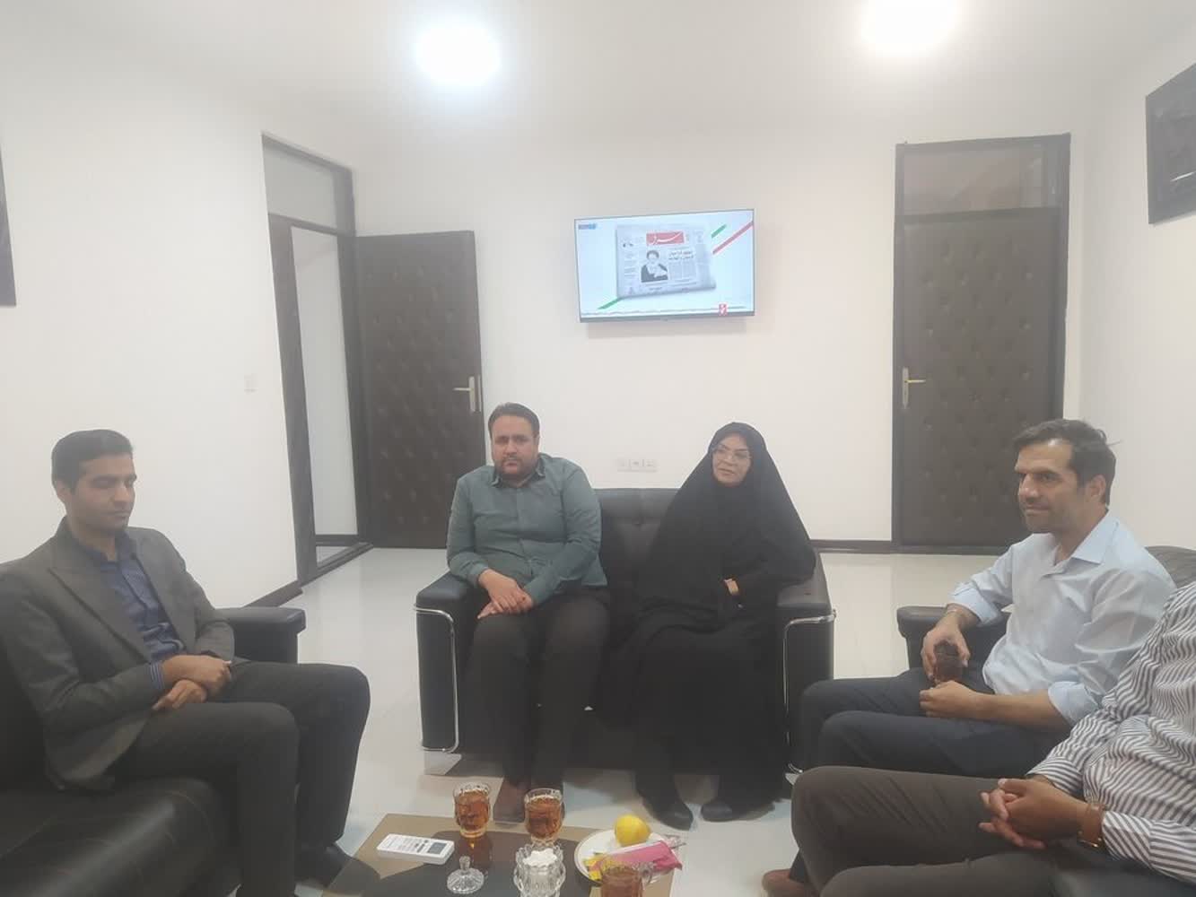 بازدید فرماندار سرایان از شهرداری سه‌قلعه و تقدیر از خدمات کارکنان