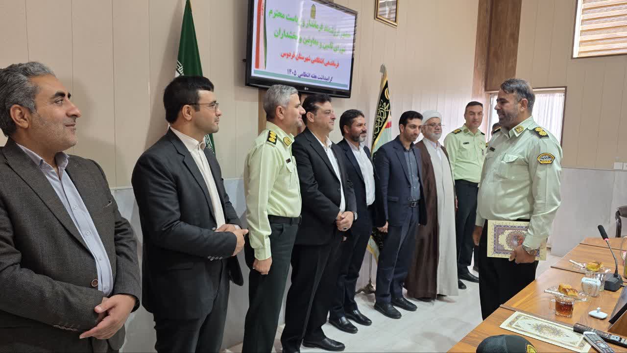 تقدیر فرماندار و شورای تأمین فردوس از فرماندهی انتظامی شهرستان