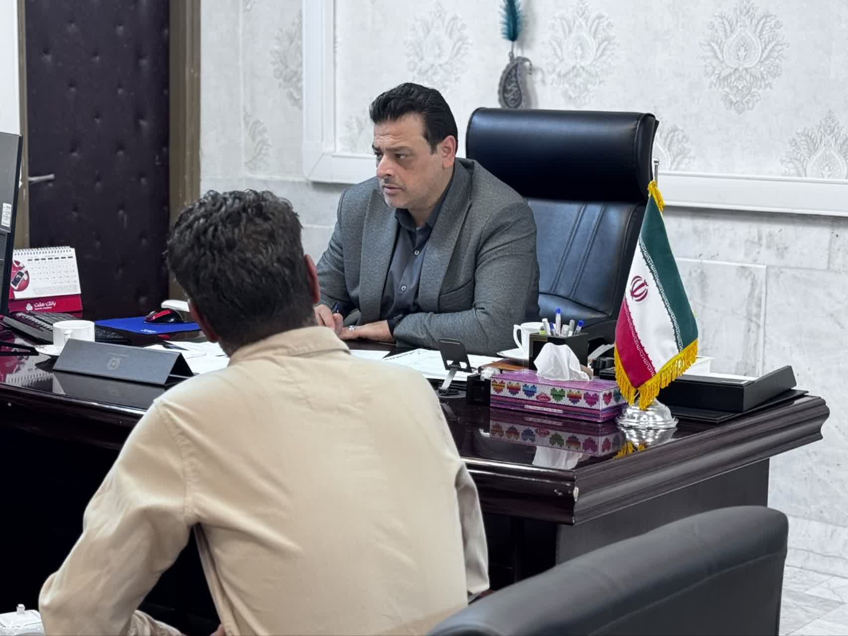 ملاقات مردمی فرماندار فردوس برگزار شد ملاقات