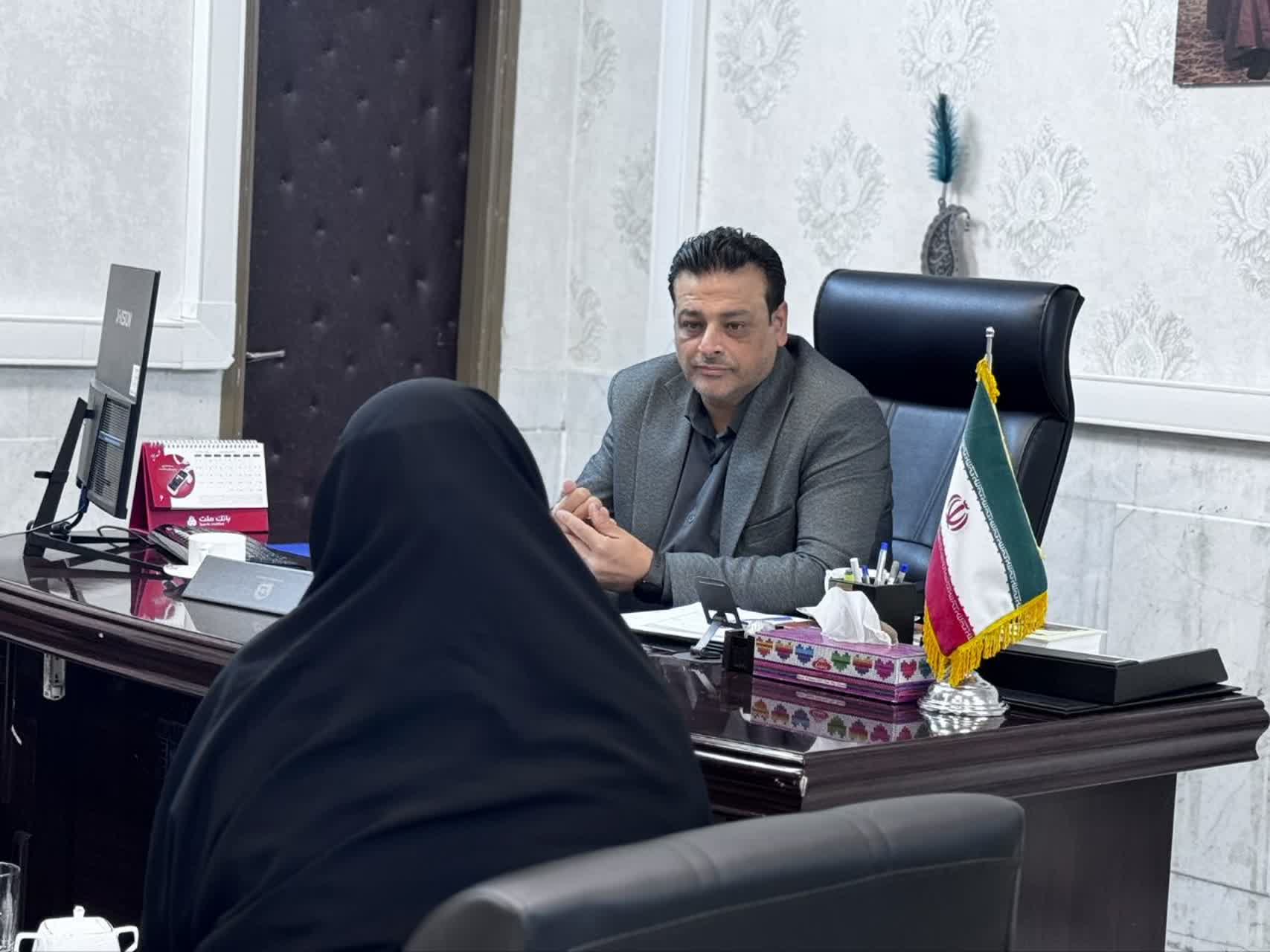 ملاقات مردمی فرماندار فردوس برگزار شد ملاقات