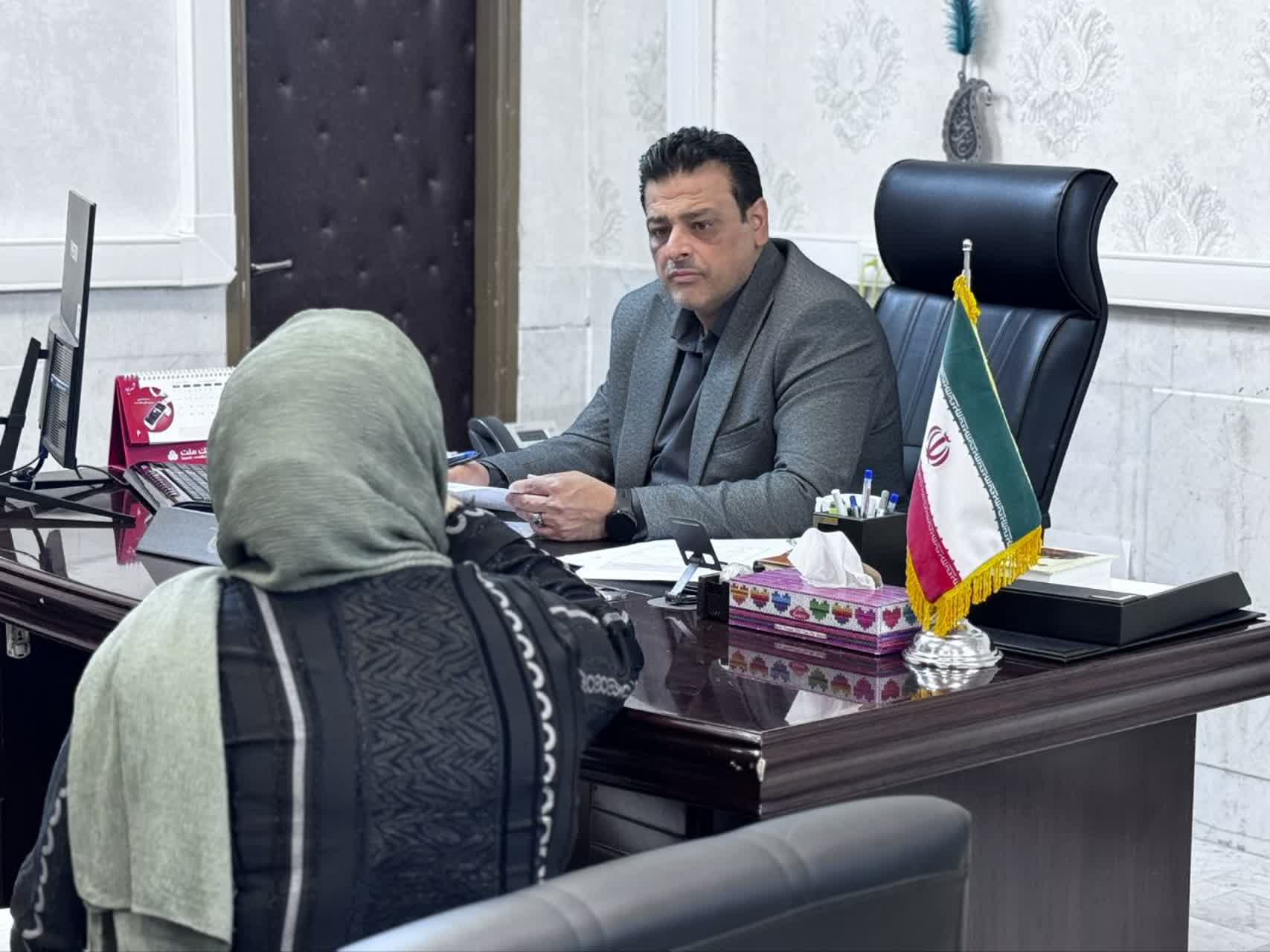 ملاقات مردمی فرماندار فردوس برگزار شد ملاقات
